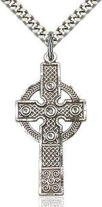 Kilklispeen Cross Pendant in Sterling Silver or Gold Filled