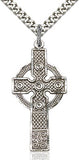 Kilklispeen Cross Pendant in Sterling Silver or Gold Filled