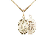 Miraculous Medal on 18" Chain