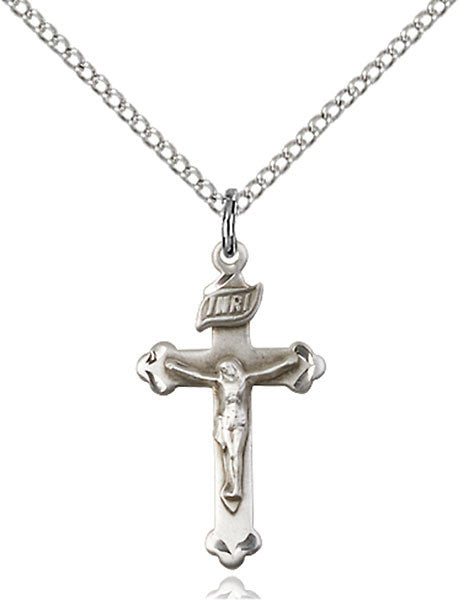 Sterling Silver Crucifix on 18