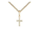 Small High Polished Cross Medal