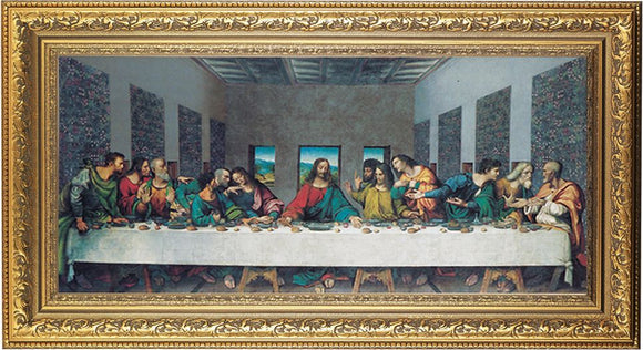 THE LAST SUPPER FRAMED PRINT - DA VINCI