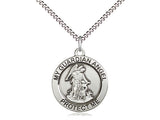 Guardian Angel Medal on 18" Chain