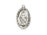 Miraculous Medal on 18" stainless chain