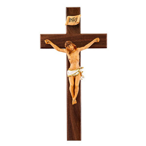 10" Walnut Crucifix