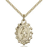 Miraculous Medal in Sterling or Gold Filled