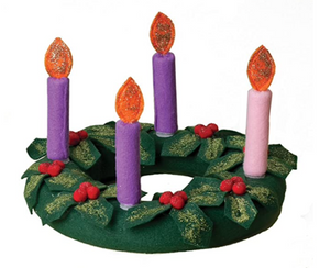 Fabric Advent Wreath