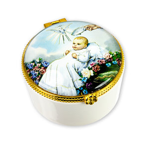 Porcelain Rosary Box