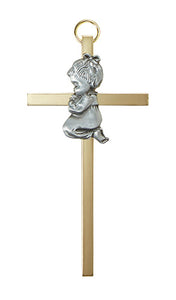 4.25" Baby Girl Cross