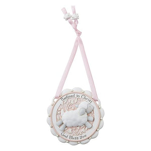 Crib Medals - Baptized In Christ Crib Medal Pink or Blue Medal