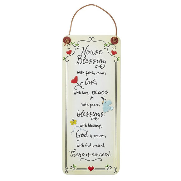 House Blessing Plaque