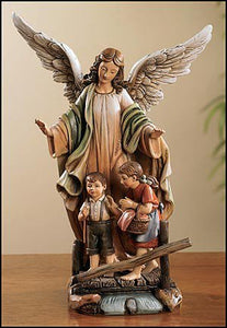 Guardian Angel 9" Statue