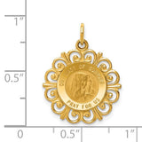 14k Our Lady Of Sorrows Medal Pendant