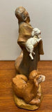 Nathaniel (boy) Shepherd With Sheep Nativity Figure Fontanini