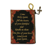 "Holy Spirit" Bernini Inspired Confirmation Keepsake Tapestry Pouch Red/Black