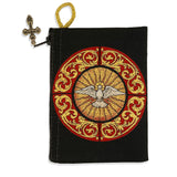 "Holy Spirit" Bernini Inspired Confirmation Keepsake Tapestry Pouch Red/Black